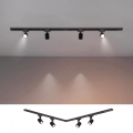 BRILAGI - Corp de iluminat tip spot pentru șină HUSKY 4xGU10/10W/230V 150 cm negru