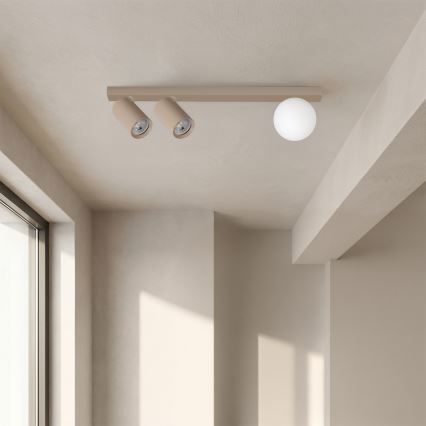 Brilagi - Corp de iluminat tip spot SELE BALL 2xGU10/30W/230V + 1xG9/10W bej