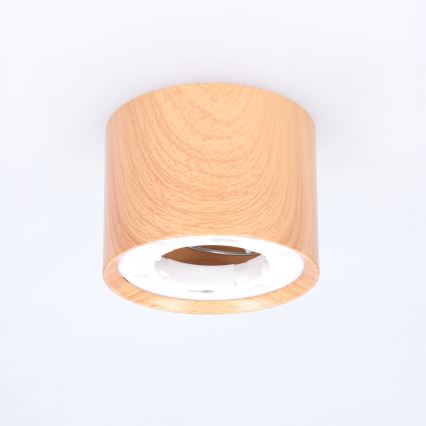 BRILAGI - Corp de iluminat tip spot SMOOTH 1xGX53/15W/230V 60x82 mm decor stejar