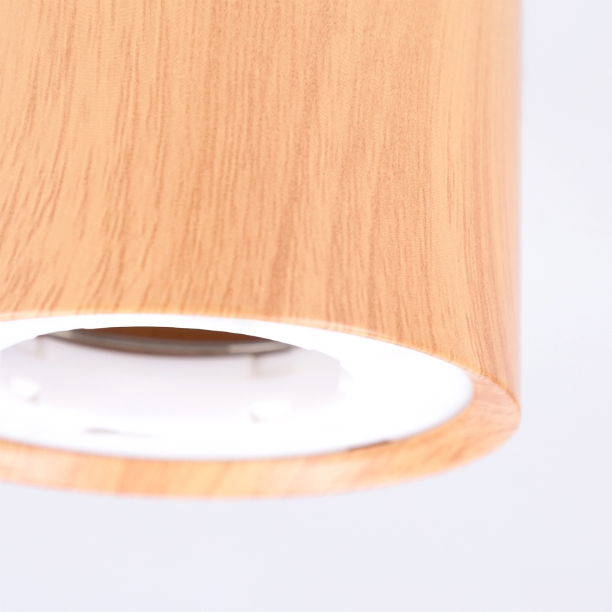BRILAGI - Corp de iluminat tip spot SMOOTH 1xGX53/15W/230V 60x82 mm decor stejar