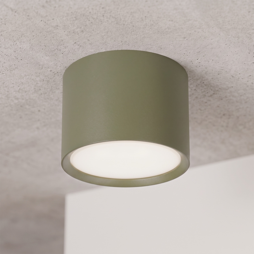 BRILAGI - Corp de iluminat tip spot SMOOTH 1xGX53/15W/230V 60x82 mm verde închis