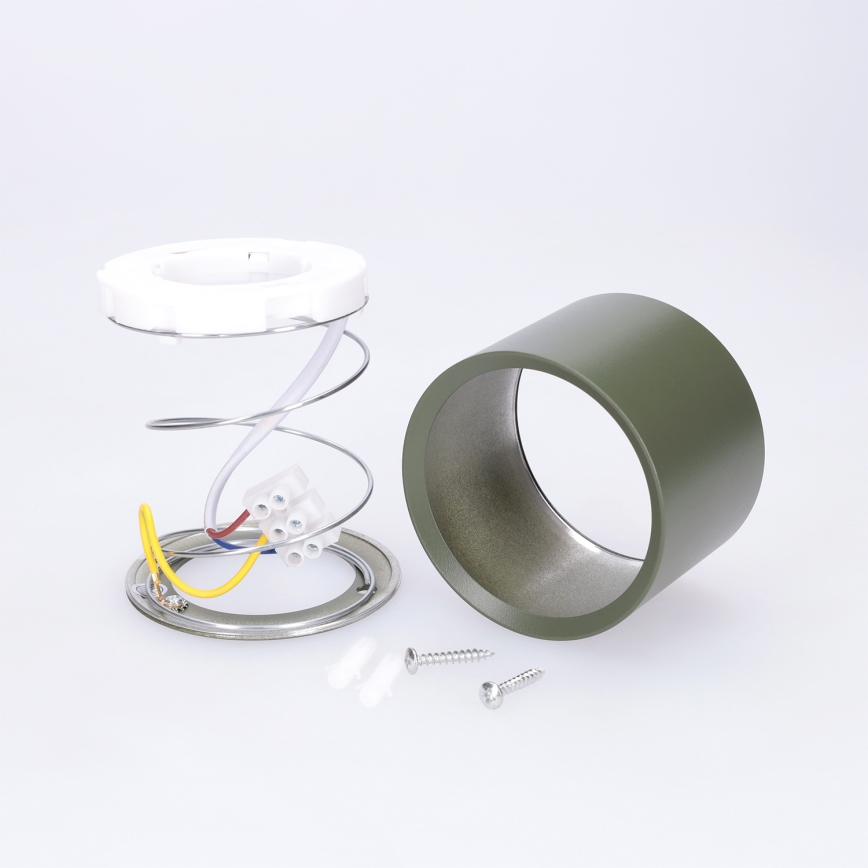 BRILAGI - Corp de iluminat tip spot SMOOTH 1xGX53/15W/230V 60x82 mm verde închis