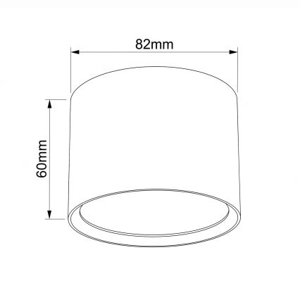 BRILAGI - Corp de iluminat tip spot SMOOTH 1xGX53/15W/230V 60x82 mm verde închis