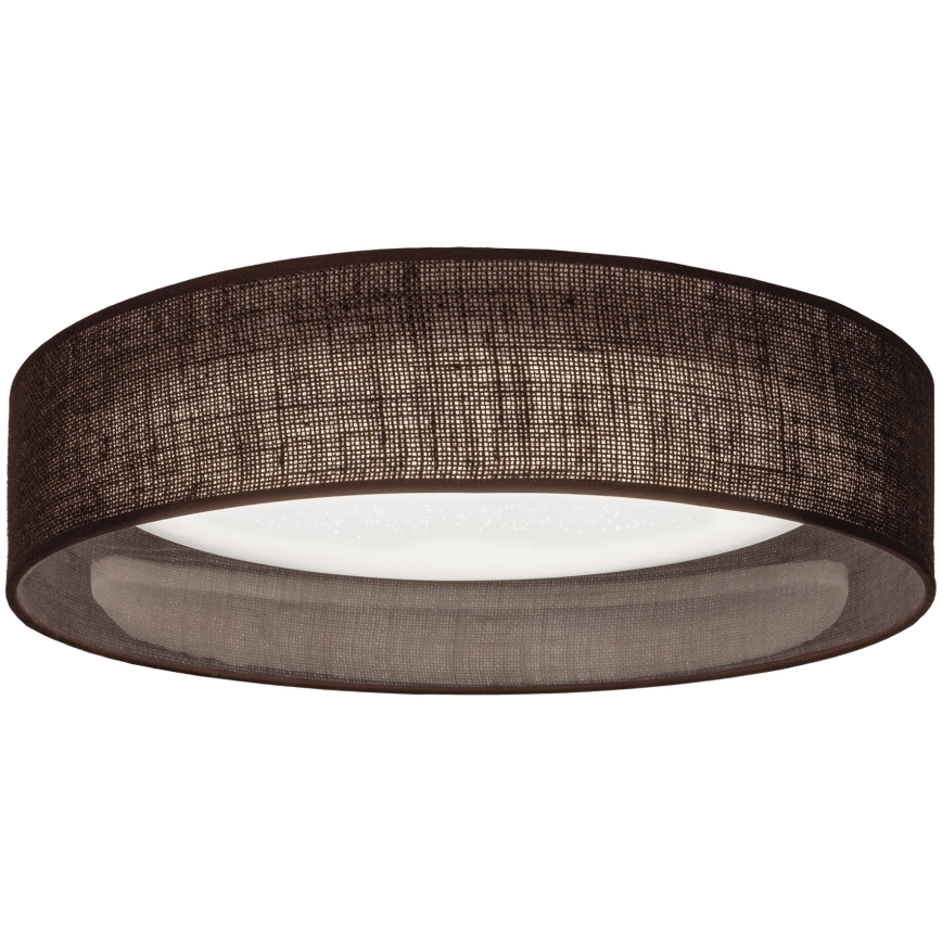 Brilagi - Plafonieră LED dimmabilă VELVET SMARTIX STARS LED/24W/230V 3000-6000K Ø 45 cm maro Wi-Fi Tuya Beacon + telecomandă