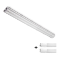 Brilagi - Corp LED tehnic etanș la praf pentru tuburi fluorescente OPTIMA T8 2xG13/18W/230V 6500K IP65 128 cm