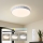 Brilagi CORVO – Lampă de tavan LED dimabilă, 54 W, 230 V, 3000–6000 K, albă, Ø 40 cm, cu telecomandă