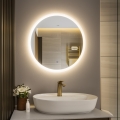 BRILAGI CUNEO - Oglindă de baie LED, 19W, 230V, Ø 60 cm, IP44, CRI 90, reglabilă + CCT