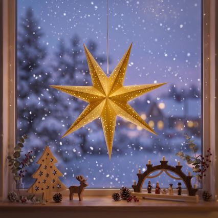 BRILAGI - decorațiune de Crăciun cu LED LED/2xAA 60 cm stea