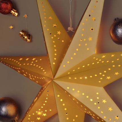 BRILAGI - decorațiune de Crăciun cu LED LED/2xAA 60 cm stea