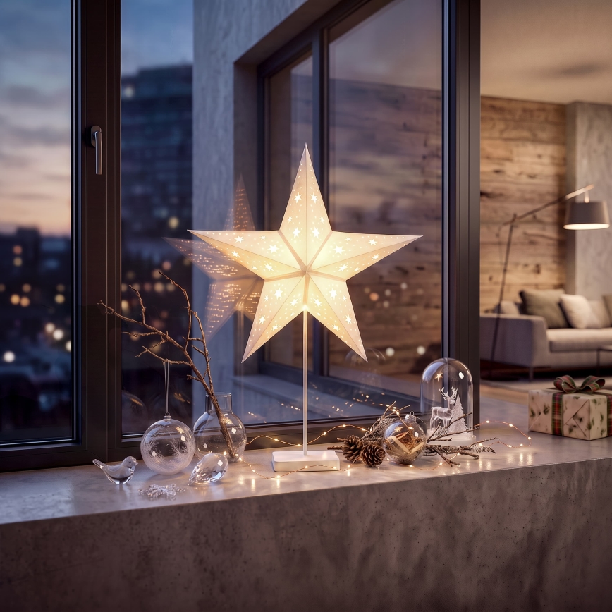 BRILAGI - Decorațiune de Crăciun LED/3xAA 70x60 cm stea