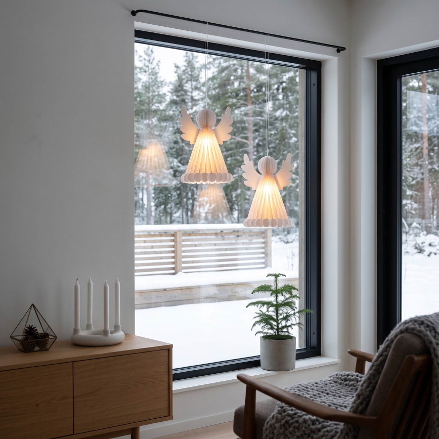 BRILAGI - Decorațiune de Crăciun LED/3xAA, înger