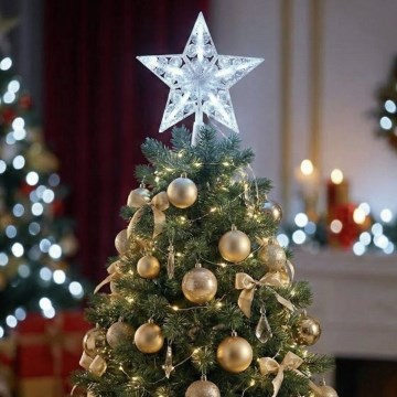 BRILAGI - decorațiune de Crăciun LED/3xAA, stea 21 cm, alb rece