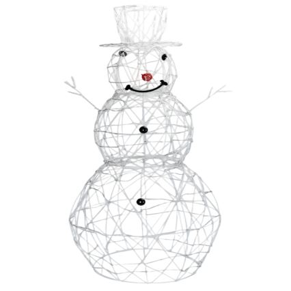 Brilagi - Decorațiune de Crăciun LED pentru exterior 3,6W/31/230V 2700K 120 cm IP44 om de zăpadă