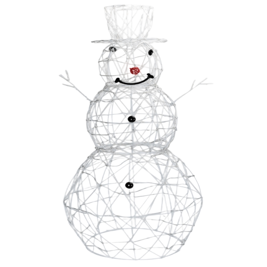 Brilagi - Decorațiune de Crăciun LED pentru exterior 3,6W/31/230V 2700K 120 cm IP44 om de zăpadă