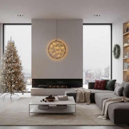 Brilagi - Decorațiune de Crăciun LED pentru exterior, inel 46 cm, LED/2,6W/230V IP44