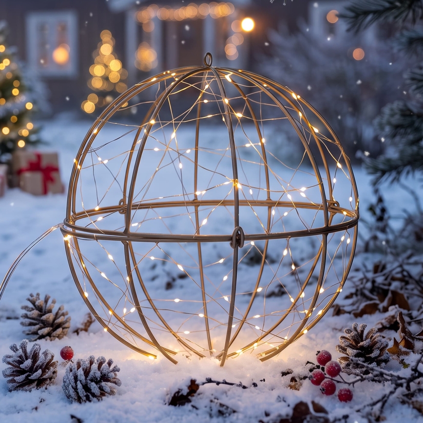 BRILAGI - Decorațiune de Crăciun LED pentru exterior LED/1,3W/230V IP44, diametru 30 cm, glob
