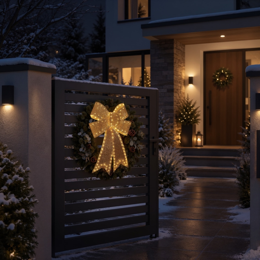 BRILAGI - Decorațiune de Crăciun LED pentru exterior LED/3,3W/230V IP44 fundă aurie