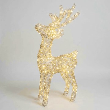 BRILAGI - Decorațiune de Crăciun pentru exterior LED/3,6W/8 funcții 90 cm IP44 ren alb cald