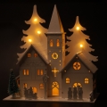 BRILAGI - Decorațiune LED de Crăciun, bisericuță, LED/2xAA
