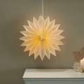 BRILAGI - Decorațiune LED de Crăciun, fulg de zăpadă 32 cm, alimentare 2x AA