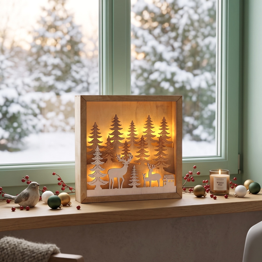 BRILAGI - Decorațiune LED de Crăciun LED/2xAA