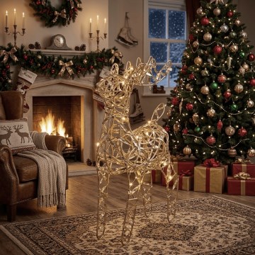 BRILAGI - decorațiune LED de Crăciun LED/3xAA 42 cm ren alb cald