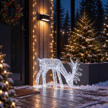 BRILAGI - Decorațiune LED de Crăciun pentru exterior, 1,5 W, 230 V, IP44, 73 x 47 cm, ren