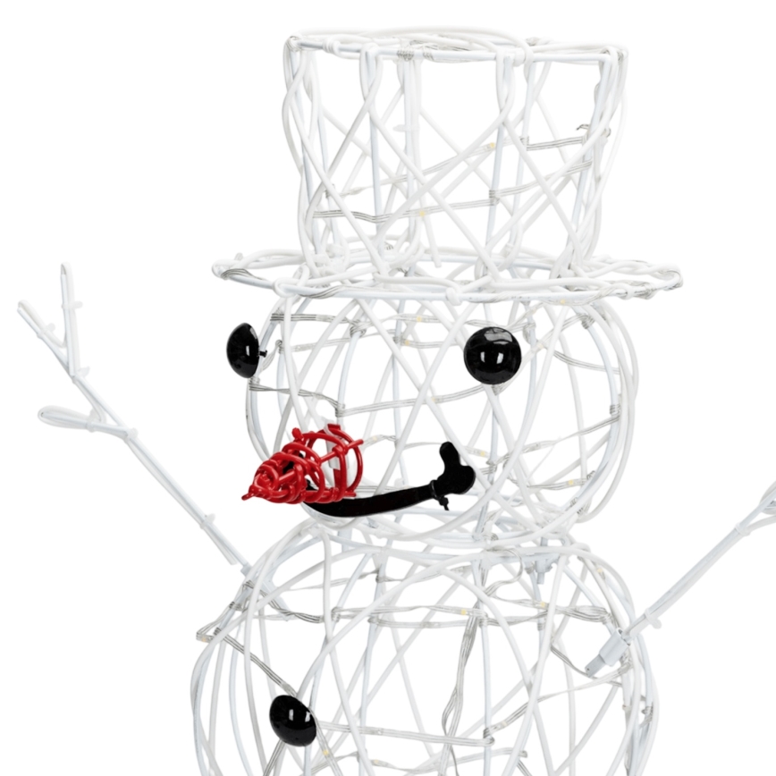 Brilagi - Decorațiune LED de Crăciun pentru exterior, om de zăpadă, 3,6W/31/230V, 6500K, 120 cm, IP44