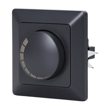 BRILAGI - Dimmer rotativ cu ramă 110W/230V, negru