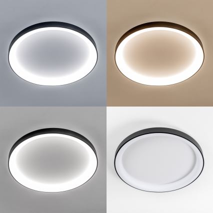 Brilagi - Plafonieră LED dimabilă FALCON II LED/108W/230V, 3000-6500K, Ø 80 cm, negru + telecomandă