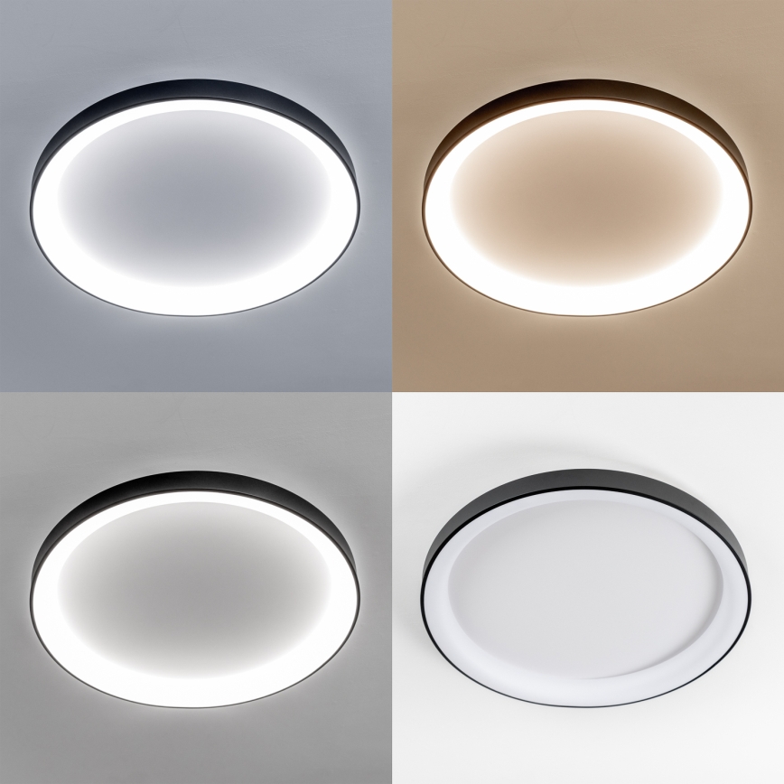 Brilagi - Plafonieră LED dimabilă FALCON II LED/108W/230V, 3000-6500K, Ø 80 cm, negru + telecomandă