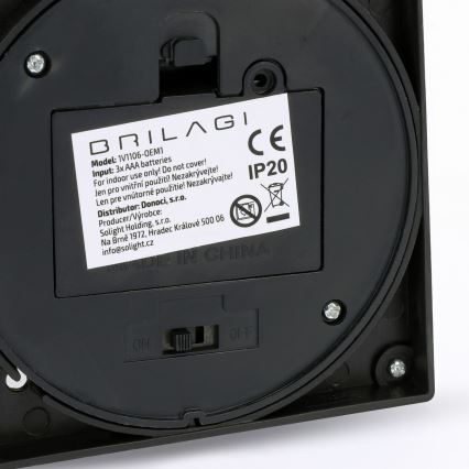 Brilagi - Felinar LED decorativ de Crăciun/3xAAA