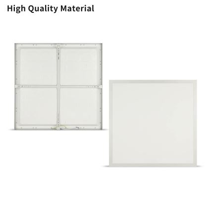 Brilagi - Plafonieră LED FRAME pentru baie, 50W, 230V, 3000/4000/6000K, 60x60 cm, IP44, argintiu