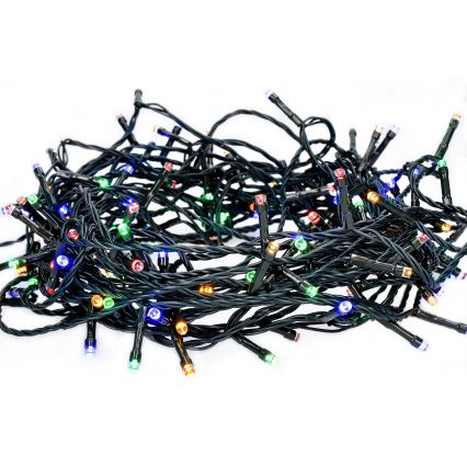 Brilagi - Ghirlandă LED de exterior, 100 LED, 8 moduri, 13 m, IP44, multicoloră
