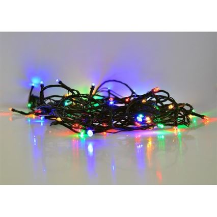 Brilagi - Ghirlandă LED de exterior, 100 LED, 8 moduri, 13 m, IP44, multicoloră