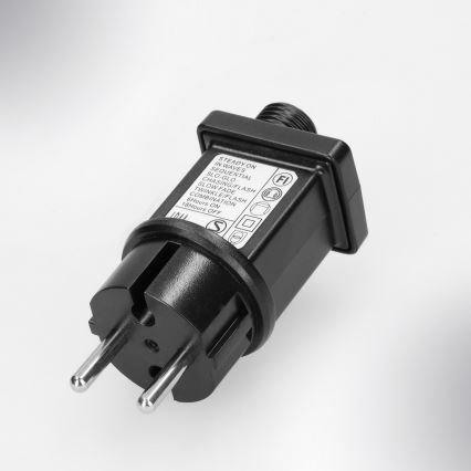 Brilagi - Ghirlandă LED pentru exterior, 200 LED, 8 funcții, 13 m, IP44, alb cald, țurțuri