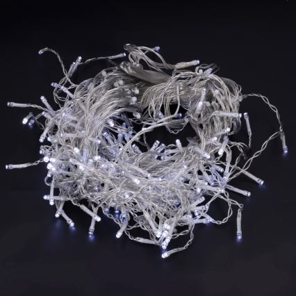 Brilagi - Ghirlandă LED pentru exterior, 200 LED, 8 funcții, 13 m, IP44, alb rece, model țurțuri