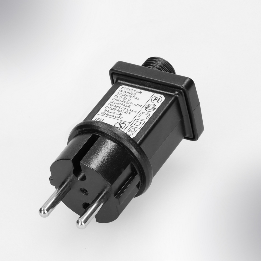Brilagi - Ghirlandă LED pentru exterior, 200 LED, 8 funcții, 13 m, IP44, alb rece, model țurțuri