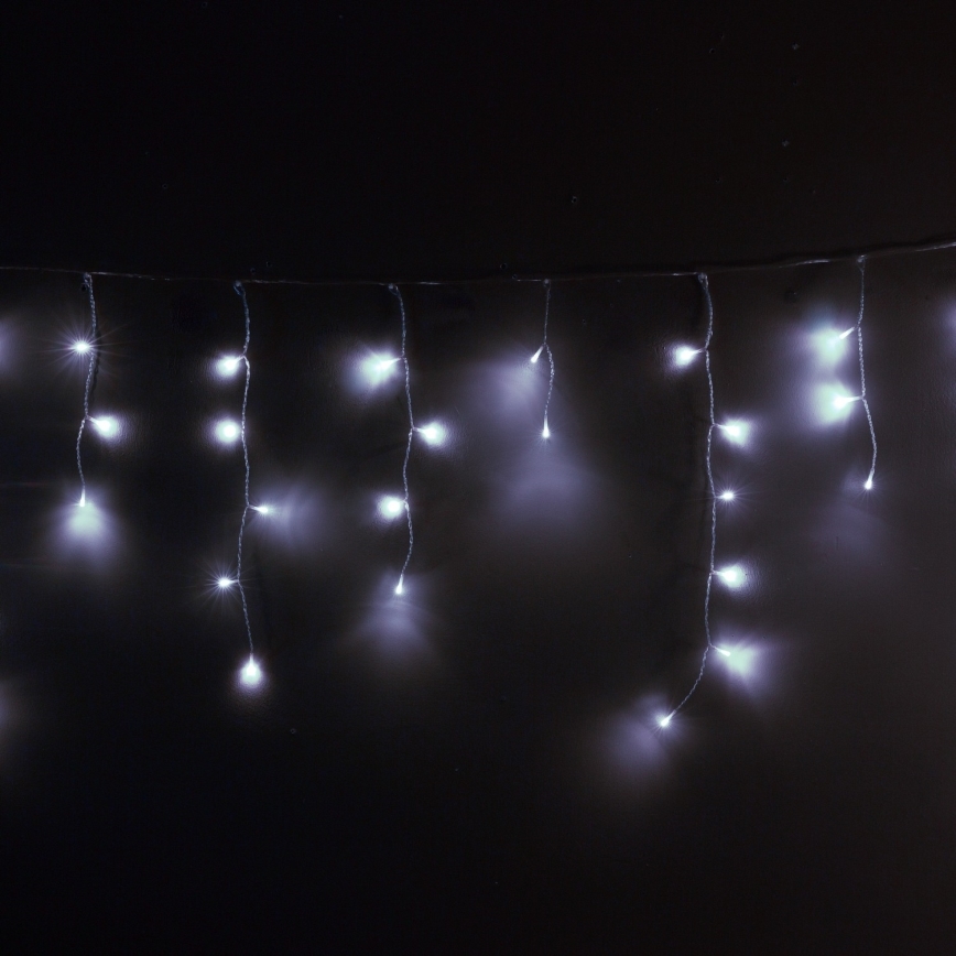Brilagi - Ghirlandă LED de exterior pentru Crăciun 200xLED/8 funcții 13m IP44 alb rece țurțuri
