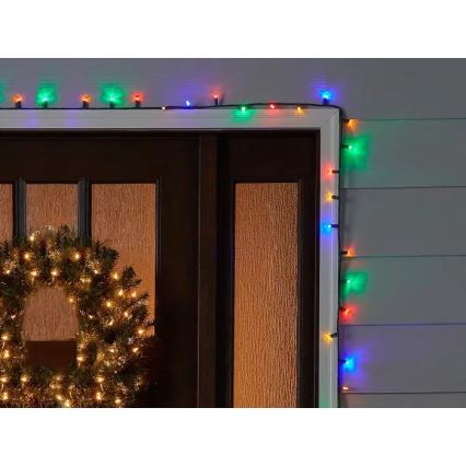 Brilagi - Ghirlandă LED de exterior pentru Crăciun 200xLED/2 funcții 25m IP44 multicoloră