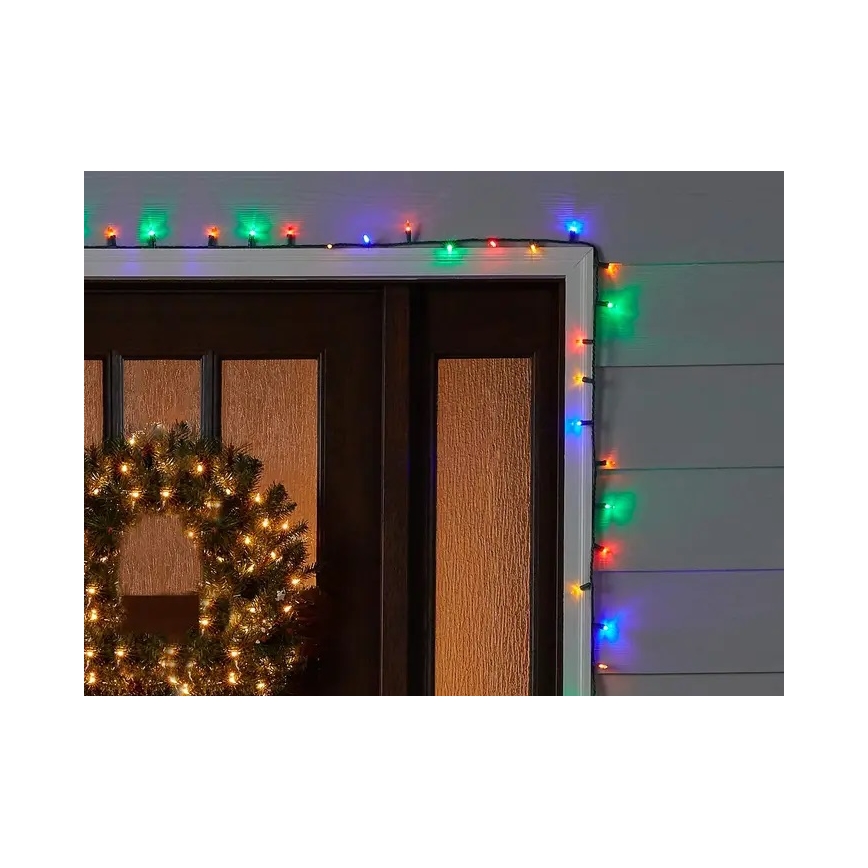 Brilagi - Ghirlandă LED de exterior pentru Crăciun 200xLED/2 funcții 25m IP44 multicoloră