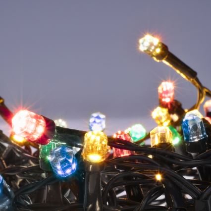 Brilagi - Ghirlandă LED de exterior pentru Crăciun 200xLED/2 funcții 25m IP44 multicoloră