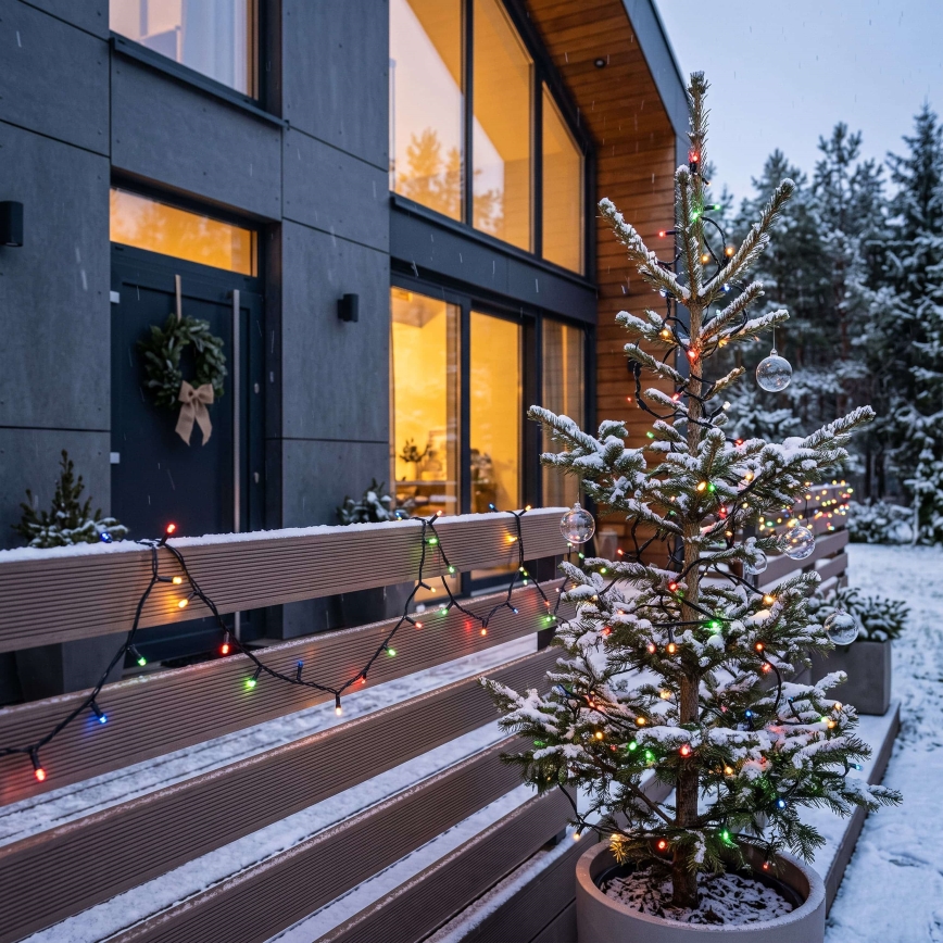 BRILAGI - Ghirlandă LED de exterior pentru Crăciun 700xLED/8 funcții 75 m IP44 multicolor