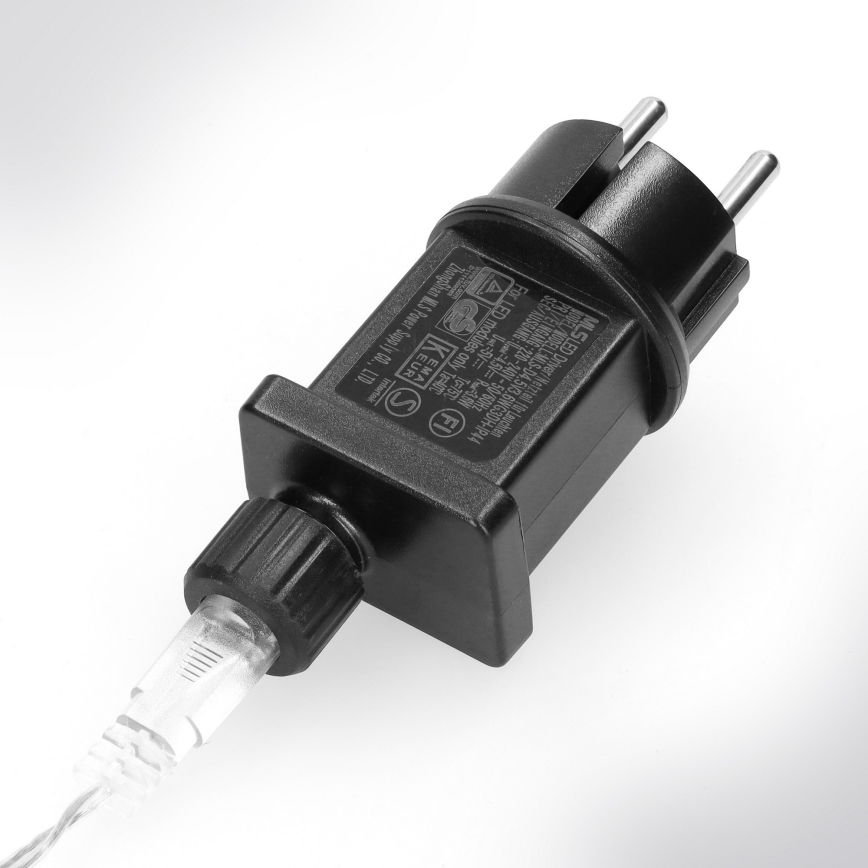 Brilagi - Ghirlandă LED exterior 5 m, 150 LED, IP44, alb cald, efect artificii