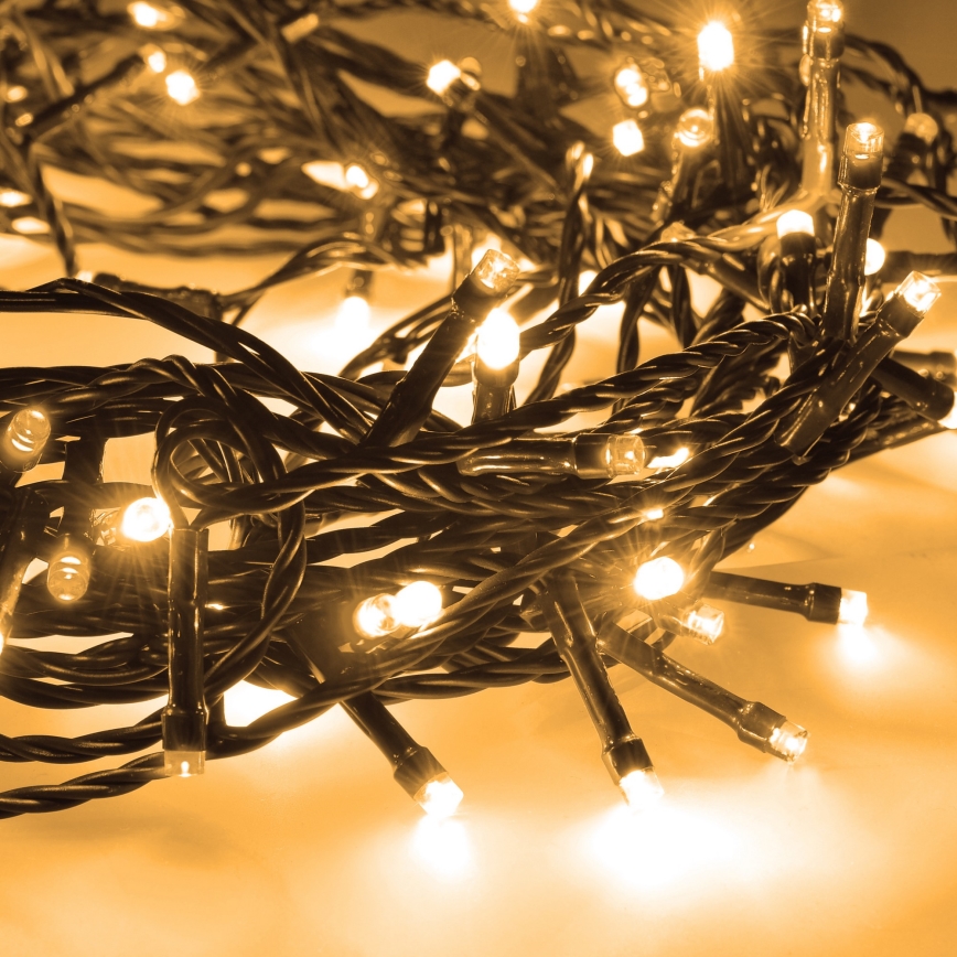 Brilagi - Ghirlandă LED pentru exterior 100xLED/8 funcții 13 m IP44 alb cald