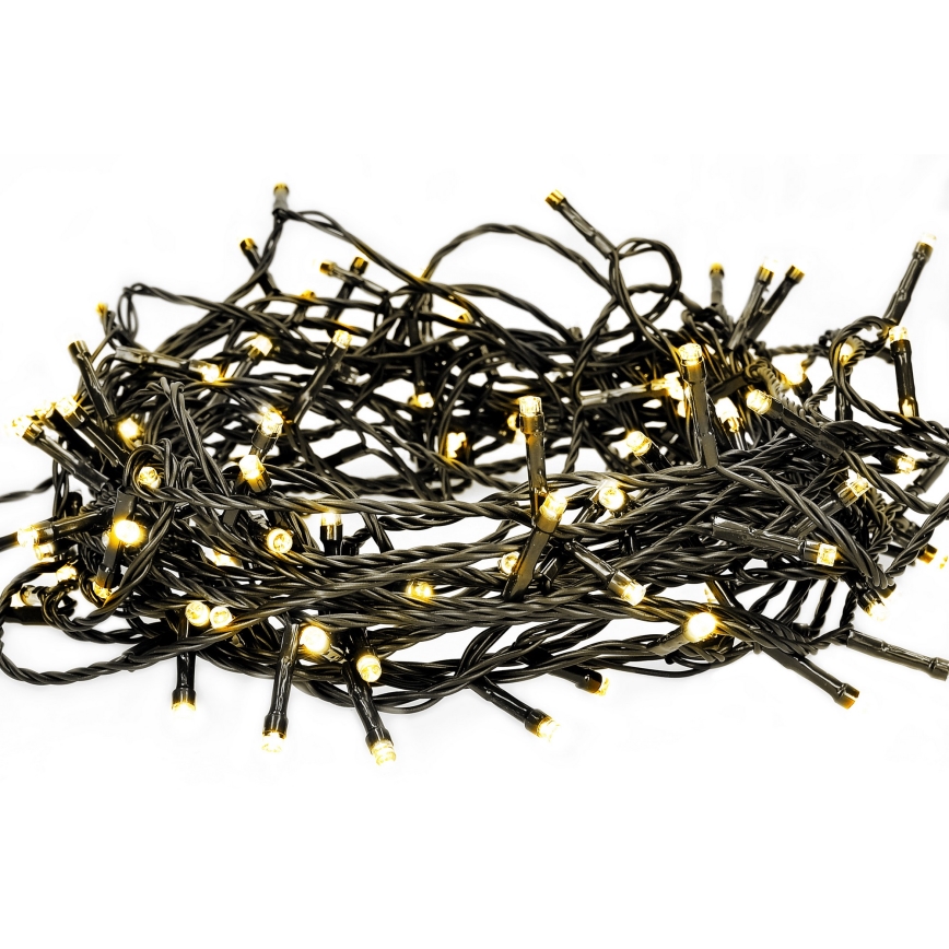 Brilagi - Ghirlandă LED pentru exterior 100xLED/8 funcții 13 m IP44 alb cald