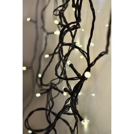 Brilagi - Ghirlandă LED pentru exterior 100xLED/8 funcții 13 m IP44 alb cald