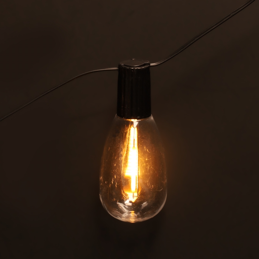 Brilagi - Ghirlandă LED pentru exterior 10xLED/3xAA 3,2m IP44 alb cald