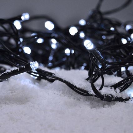 Brilagi - Ghirlandă LED pentru exterior, 300 LED, 8 moduri, 35 m, IP44, alb rece