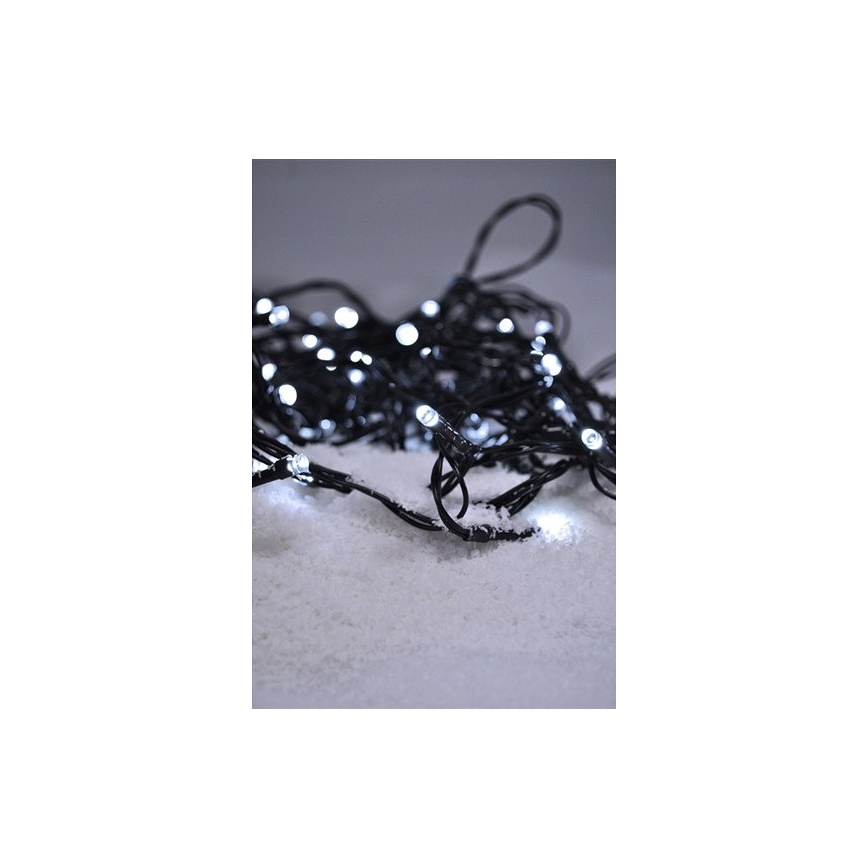Brilagi - Ghirlandă LED pentru exterior, 300 LED, 8 moduri, 35 m, IP44, alb rece